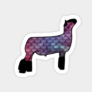 Mermaid Market Wether Lamb Silhouette 2 - NOT FOR RESALE WITHOUT PERMISSION Sticker